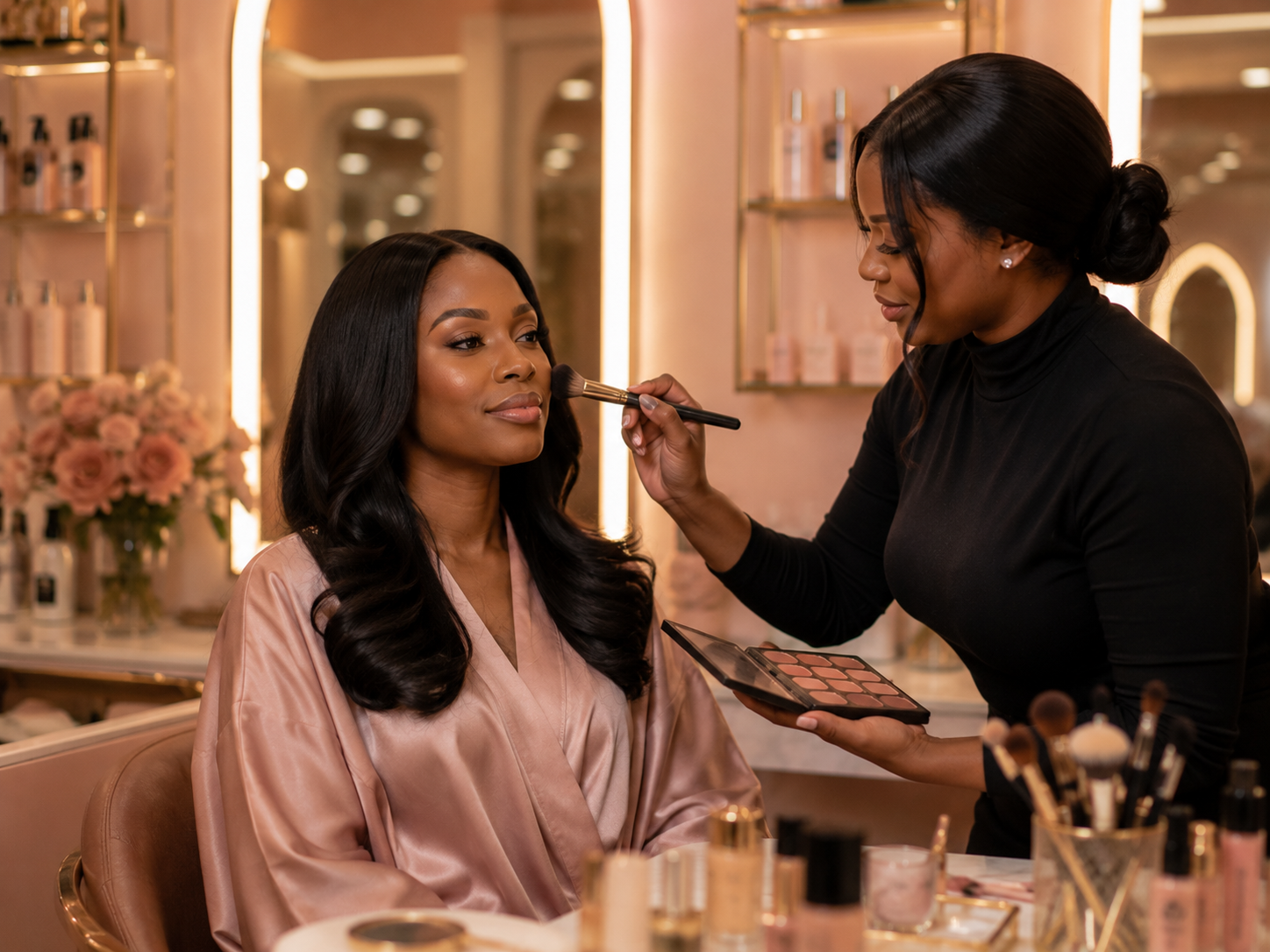 Makeup services at Kaziara Beauty Studio